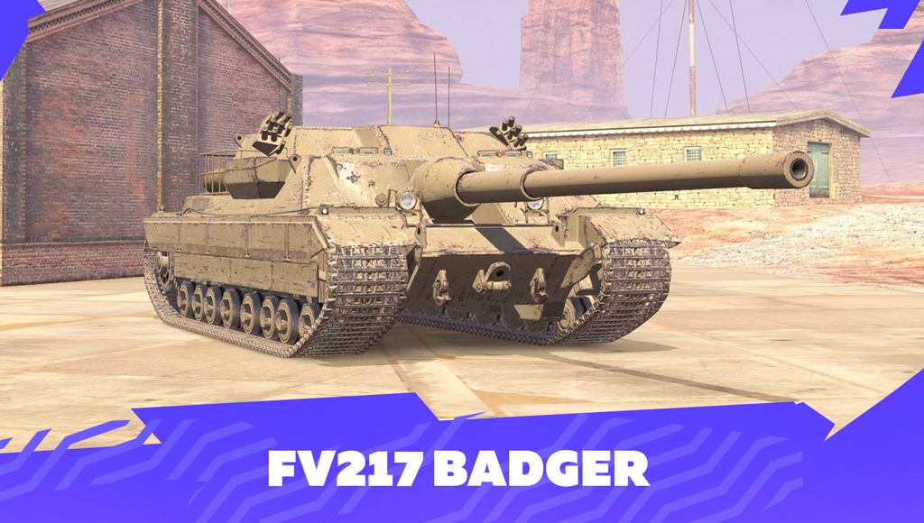 Купить Премиум Танк Badger для Tanks Blitz | Танкс Блиц